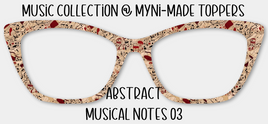 Abstract Musical Notes 03