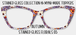 Autumn Stained Glass Florals 05