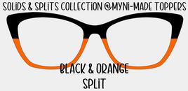 Black & Orange Split