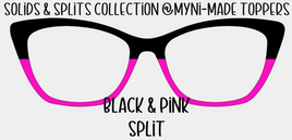 Black & Pink Split