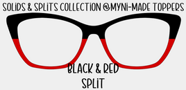 Black & Red Split