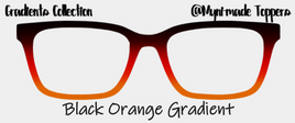 Black Orange Gradient