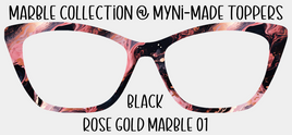 Black Rose Gold Marble 01
