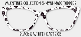 Black & White Hearts 05