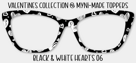 Black & White Hearts 06