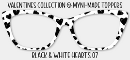 Black & White Hearts 07