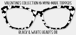 Black & White Hearts 08