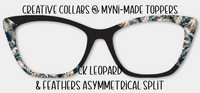 CK Leopard & Feathers Asymmetrical Split