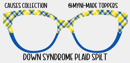 Down Syndrome Plaid Split