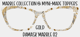 Gold Damask Marble 02