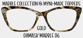 Gold Damask Marble 06