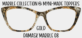 Gold Damask Marble 08