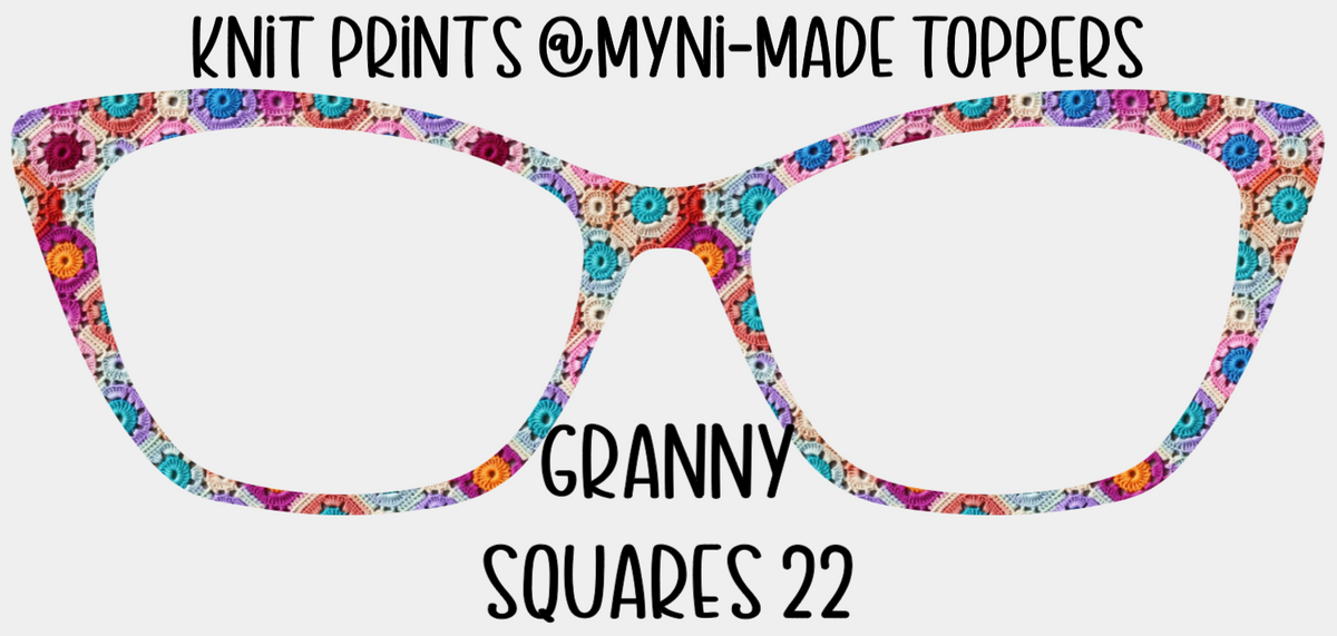 Granny Squares 22| Myni-made Toppers