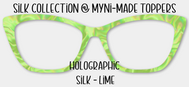 Holographic Silk - Lime