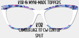 KOB Camouflage 117 CW Center Split