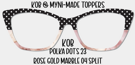 KOB Polka Dots 23 Rose Gold Marble 04 Split