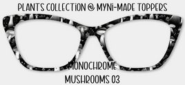 Monochrome Mushrooms 03