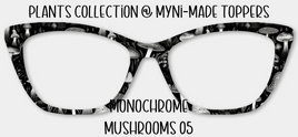 Monochrome Mushrooms 05