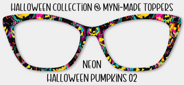 Neon Halloween Pumpkins 02