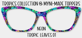 Neon Tropic Leaves 01