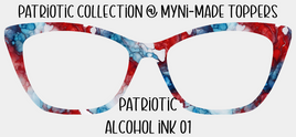 Patriotic Alcohol Ink 01