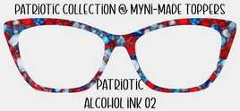 Patriotic Alcohol Ink 02