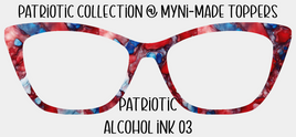 Patriotic Alcohol Ink 03