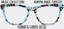Piano & Vinyl Blue