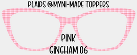 Pink Gingham 06