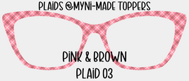 Pink & Brown Plaid 03