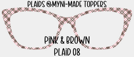 Pink & Brown Plaid 08