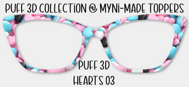 Puff 3D Hearts 03