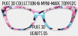 Puff 3D Hearts 05