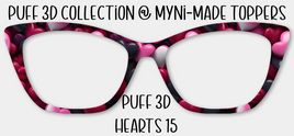 Puff 3D Hearts 15