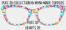 Puff 3D Hearts 20