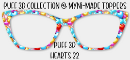 Puff 3D Hearts 22