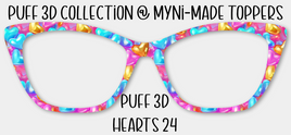 Puff 3D Hearts 24