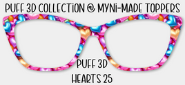 Puff 3D Hearts 25