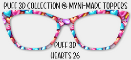 Puff 3D Hearts 26