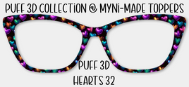 Puff 3D Hearts 32