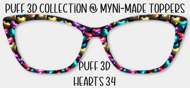 Puff 3D Hearts 34