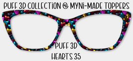 Puff 3D Hearts 35