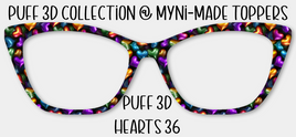 Puff 3D Hearts 36