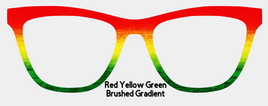 Red Yellow Green Brushed Gradient