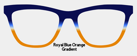 Royal Blue Orange Gradient