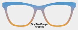 Sky Blue Orange Gradient