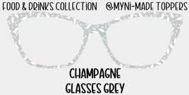 Champagne Glasses Grey