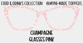 Champagne Glasses Pink