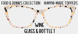 Wine Glass & Bottle 1